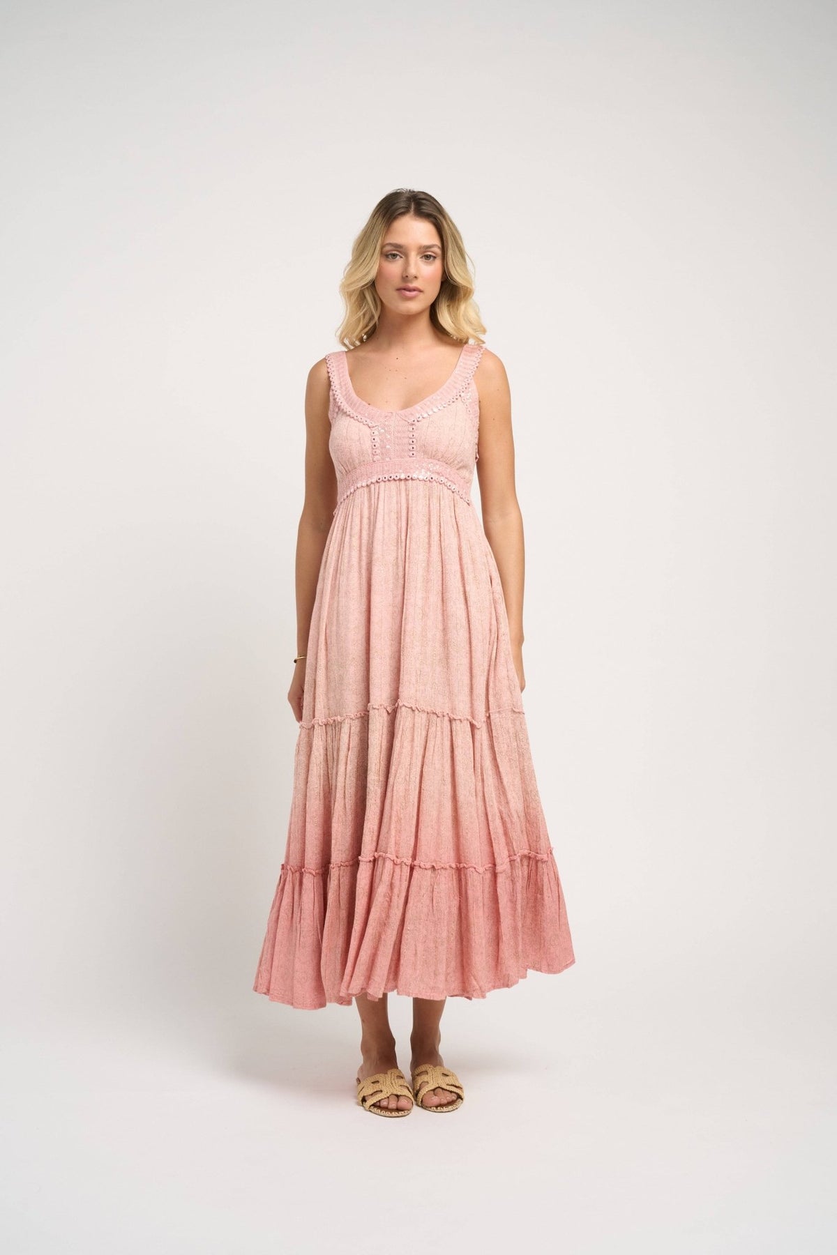 Lotus Dress Pink - Blissfully Lavender BoutiqueGuadalupe Design