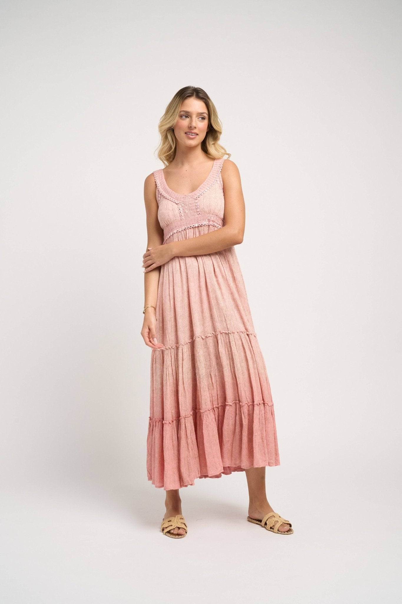 Lotus Dress Pink - Blissfully Lavender BoutiqueGuadalupe Design