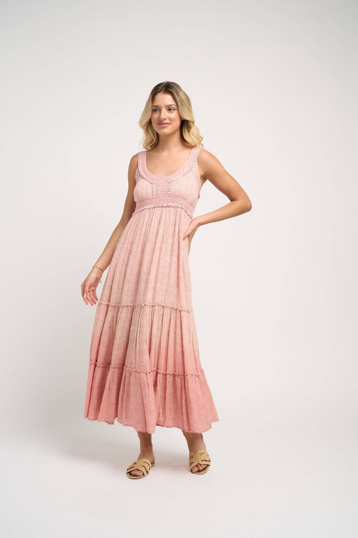 Lotus Dress Pink - Blissfully Lavender BoutiqueGuadalupe Design