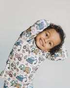 Boys Lounge Set | Construction Trucks