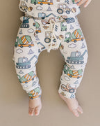 Boys Lounge Set | Construction Trucks