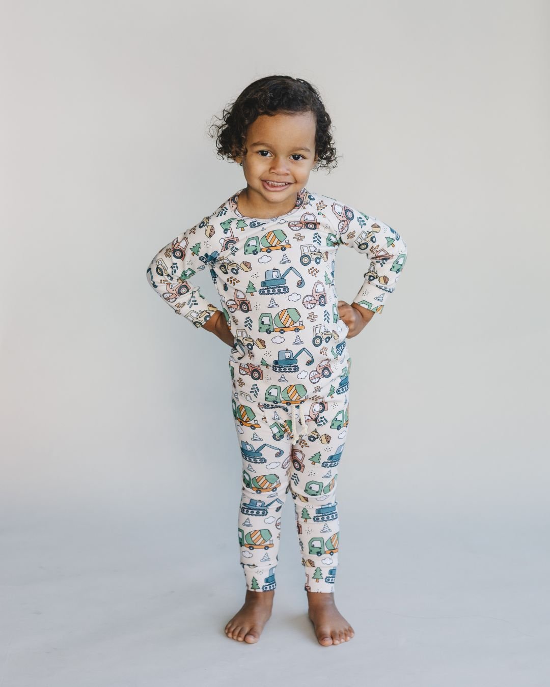 Boys Lounge Set | Construction Trucks