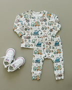 Boys Lounge Set | Construction Trucks