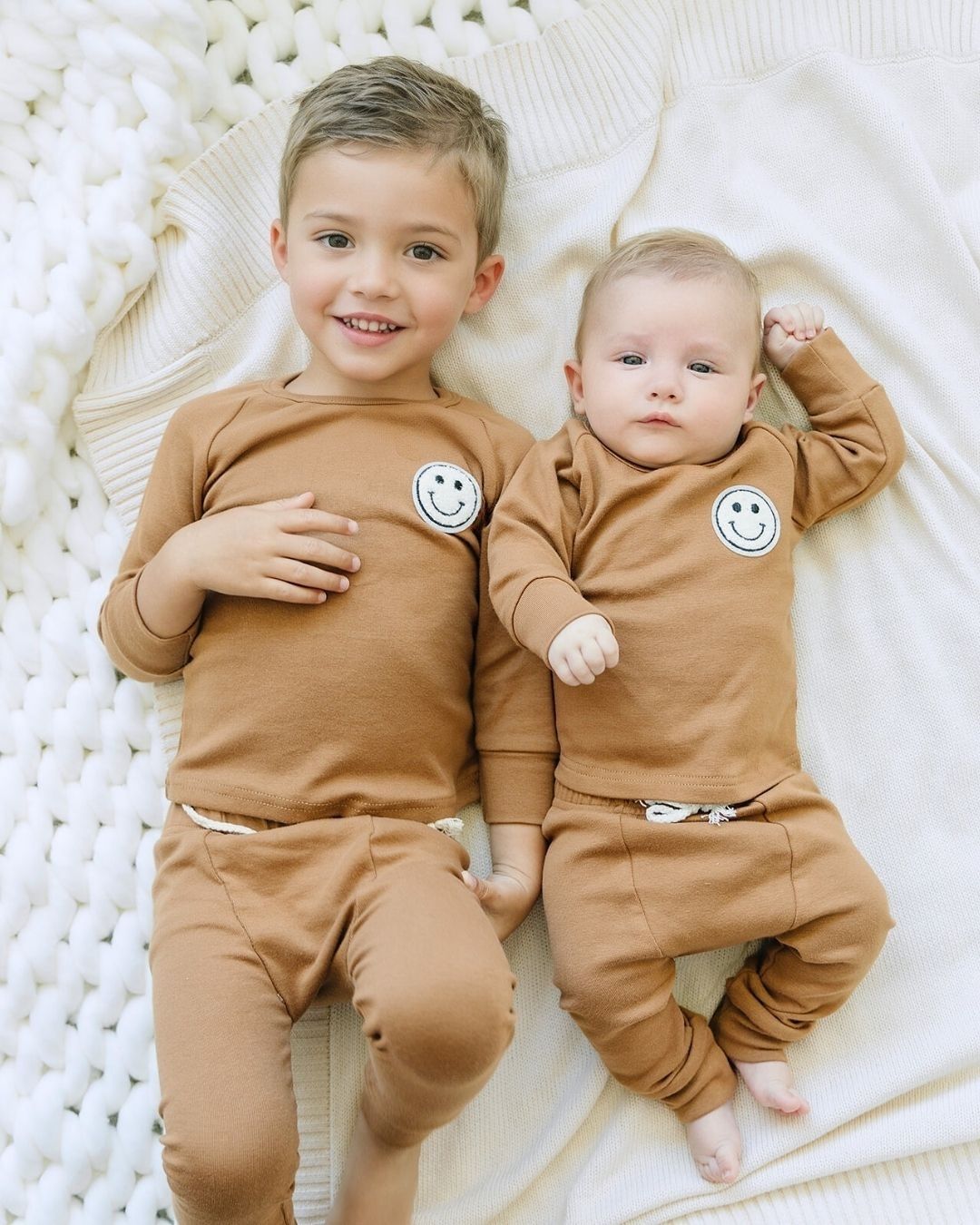 Smiley Brown Lounge Set