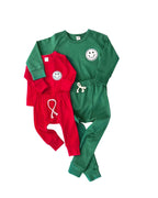 Smiley Red Lounge Two Piece Set