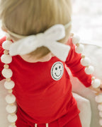 Smiley Red Lounge Two Piece Set