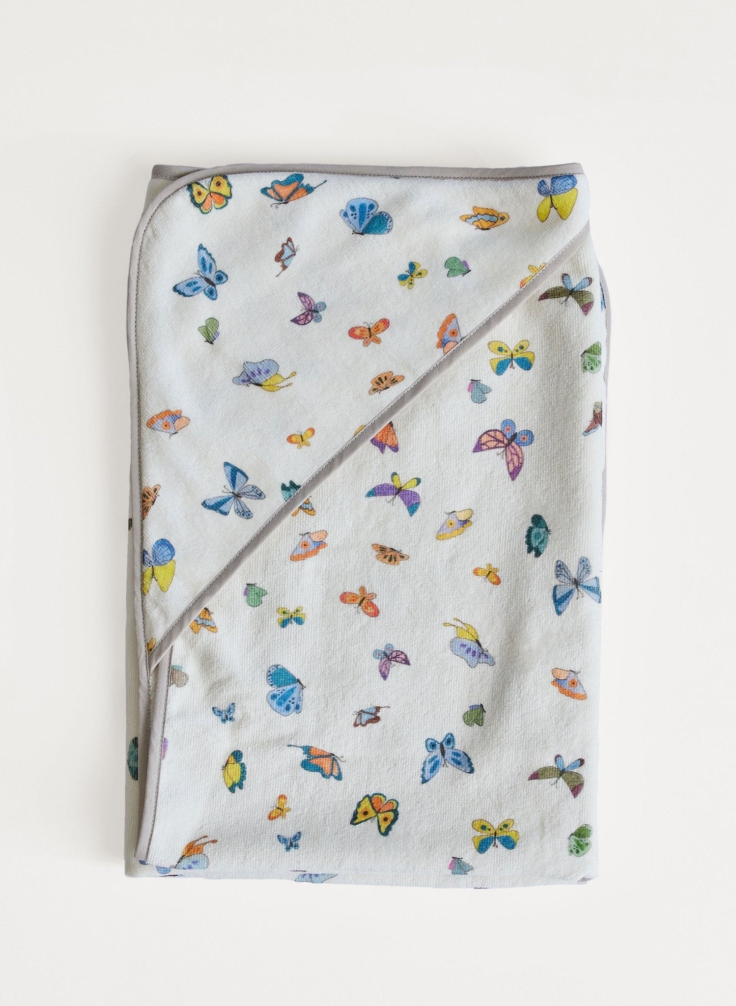 Madame Butterfly Hooded Bath Towel - Blissfully Lavender BoutiqueTimo & Violet