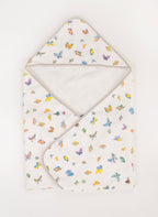 Madame Butterfly Hooded Bath Towel - Blissfully Lavender BoutiqueTimo & Violet