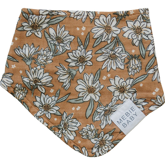 Magnolia Muslin Baby Bib – Bandana Style - Blissfully Lavender BoutiqueMebie Baby