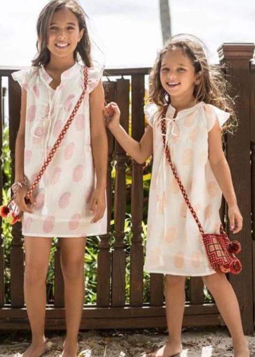 Maria Sleeve Dress Orange - Blissfully Lavender BoutiqueGuadalupe Design