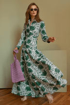Meredith Floral Dress Green - Blissfully Lavender BoutiqueGuadalupe Design