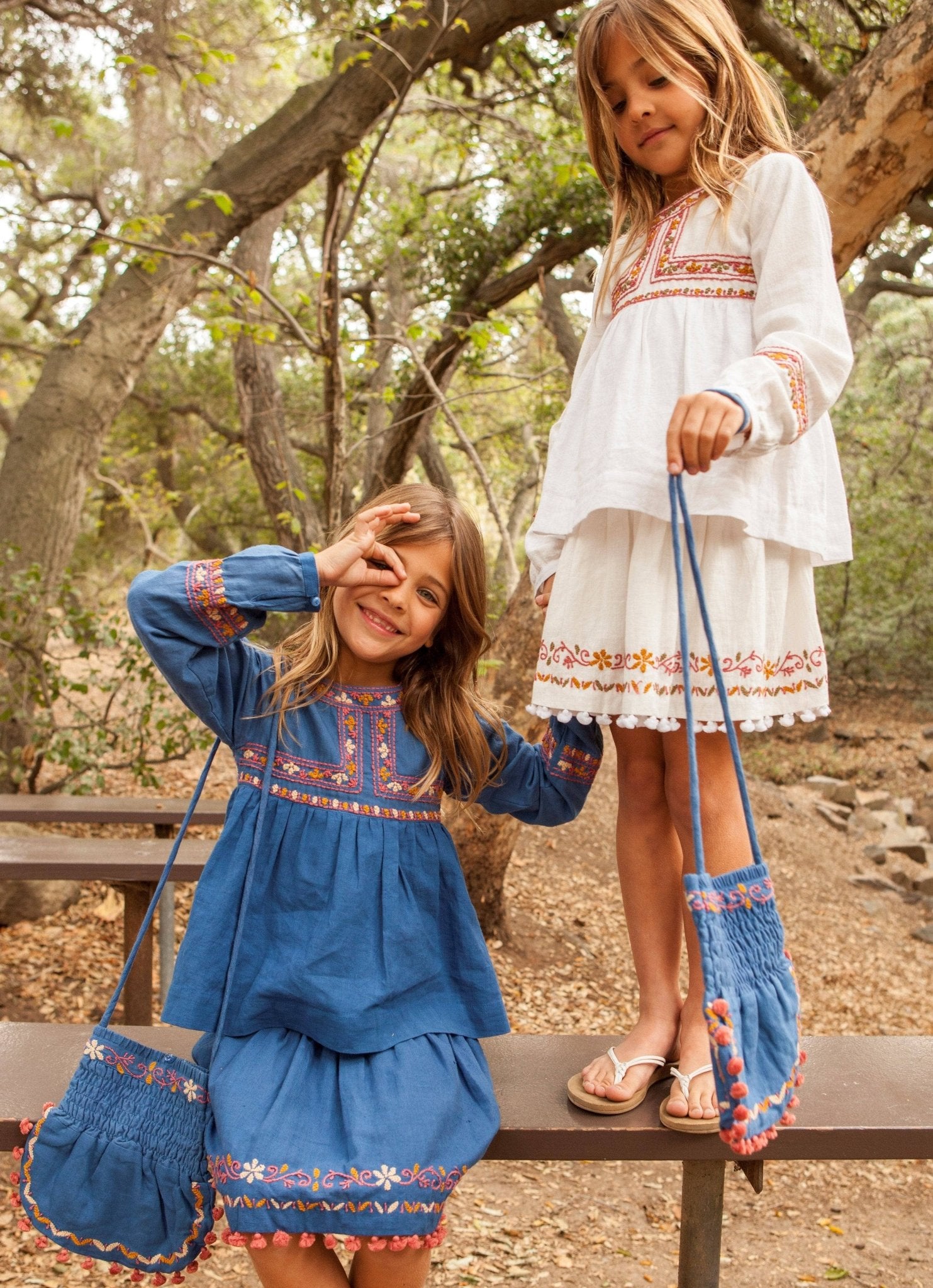 Micaela Blue Skirt - Blissfully Lavender BoutiqueGuadalupe Design