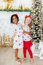 Mistletoe Magic Long Sleeve Ruffle Tee