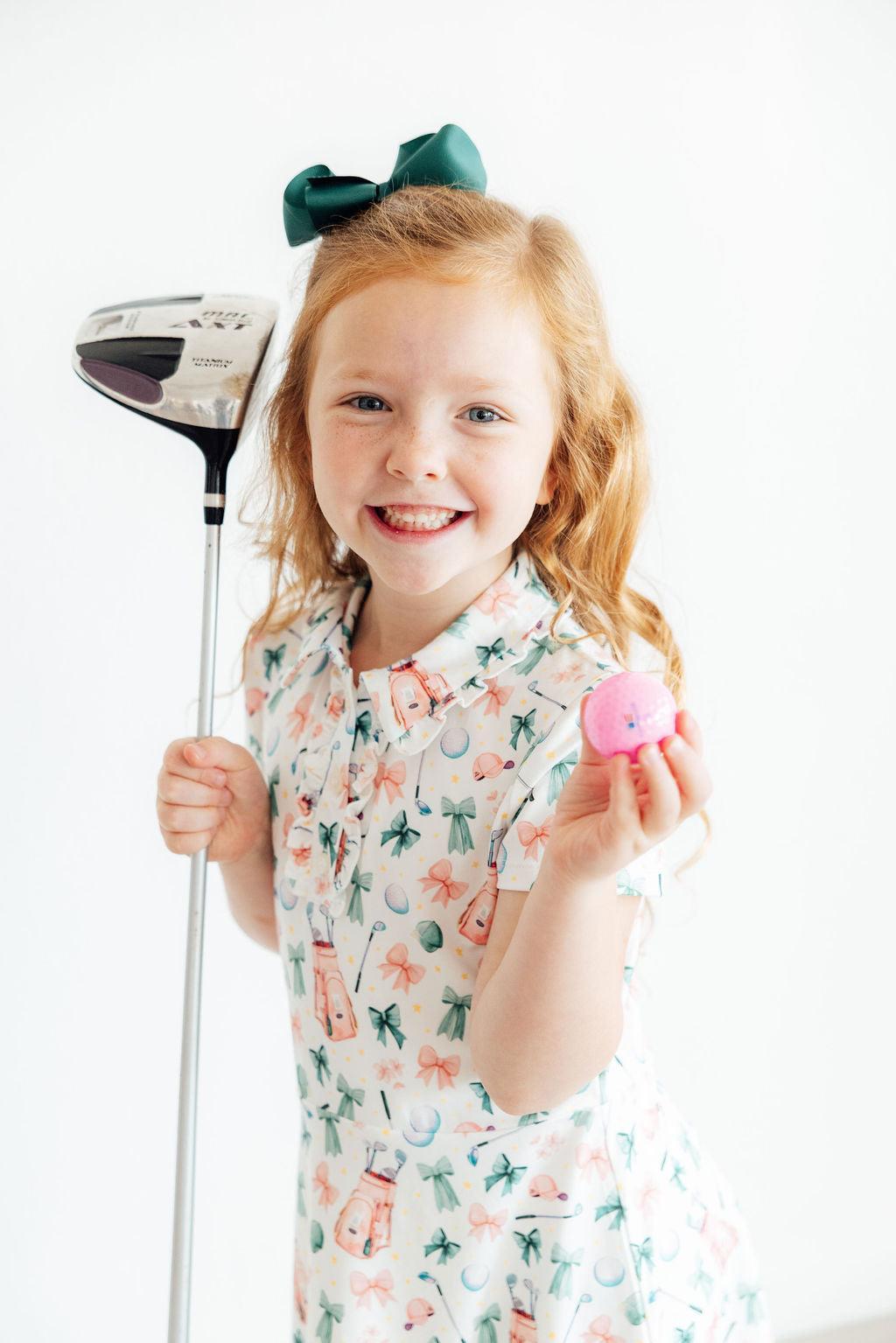 Birdies & Bows Short Sleeve Polo Dress