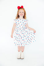 Summer Sweets Flutter Sleeve Twirl Dress