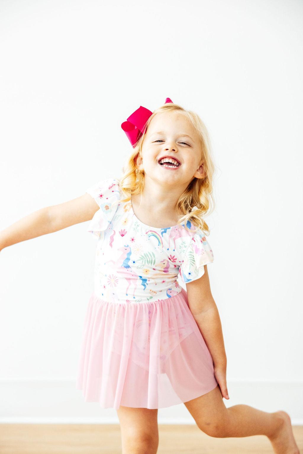 Rainbow Vibes Twirl Leotard