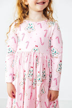 Christmas Cookies L/S Pocket Twirl Dress