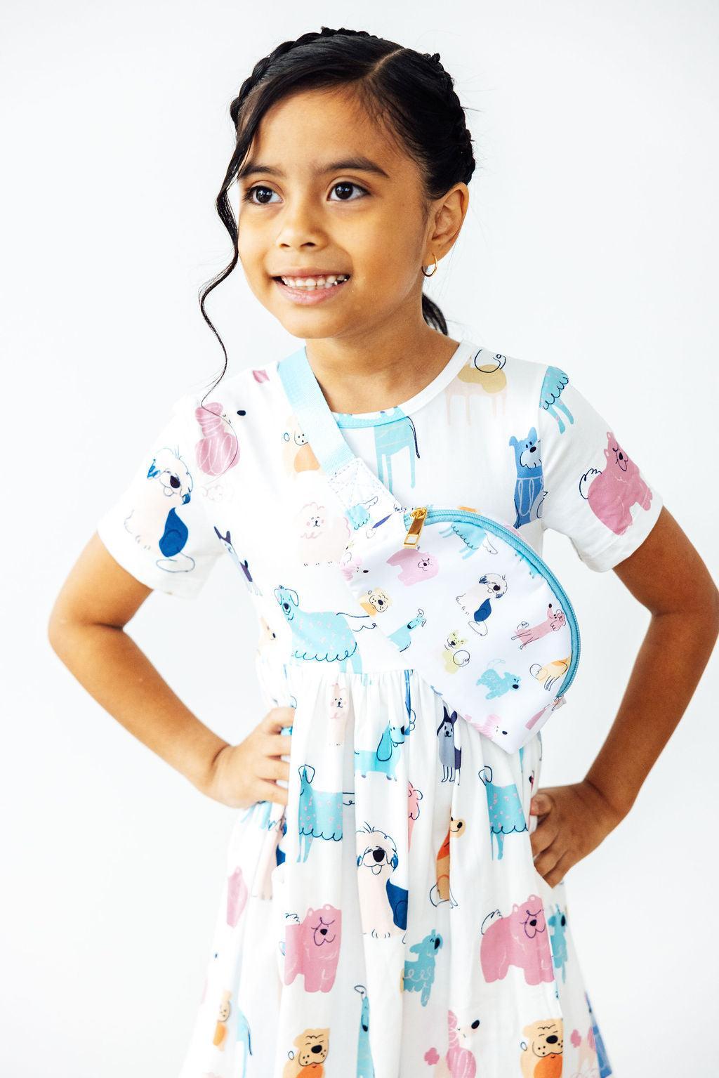 Short Sleeve Pocket Twirl Dress