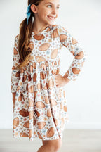 Long Sleeve Pocket Twirl Dress