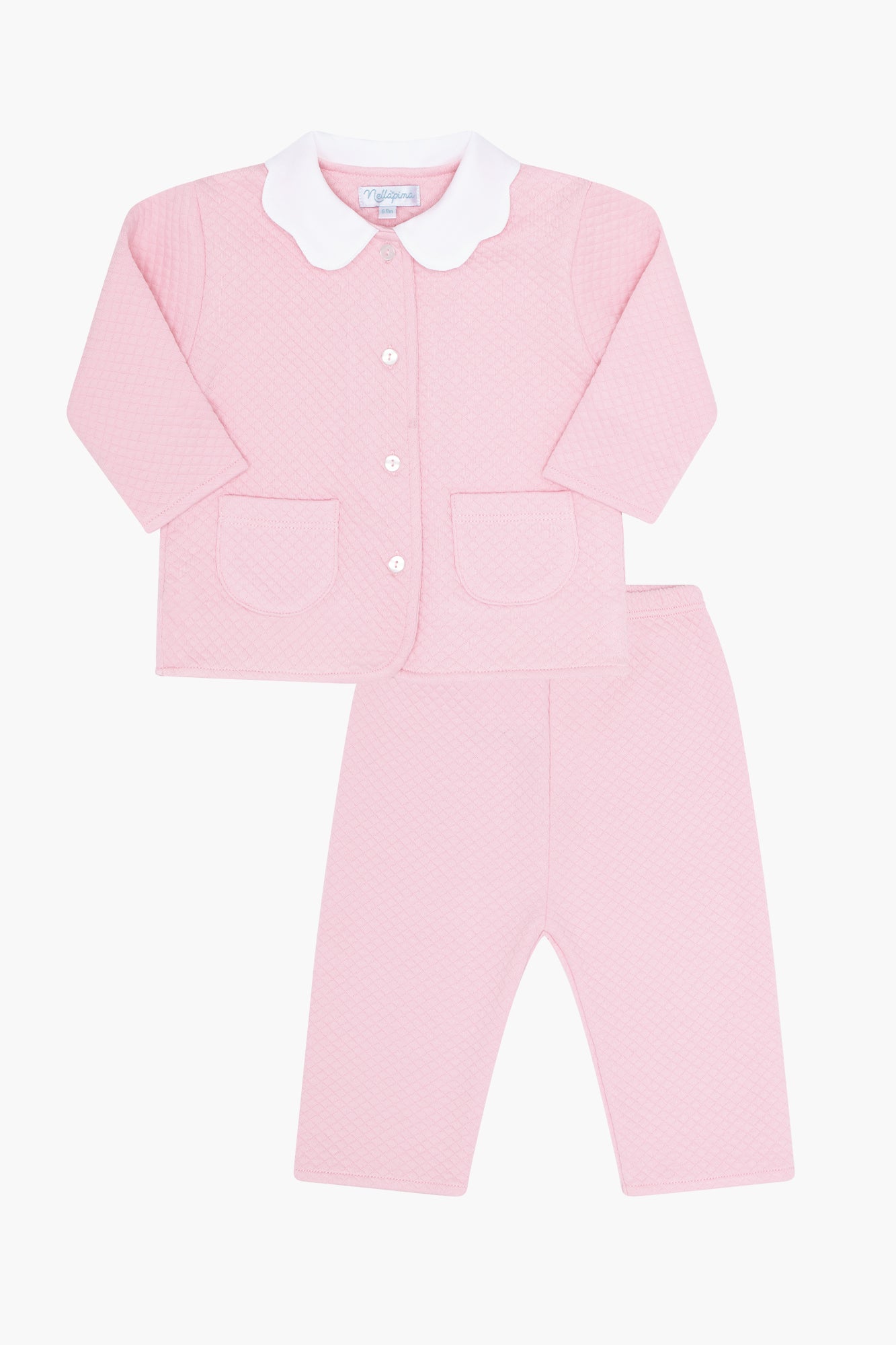 Vermont Pima Cotton Baby Collared Set