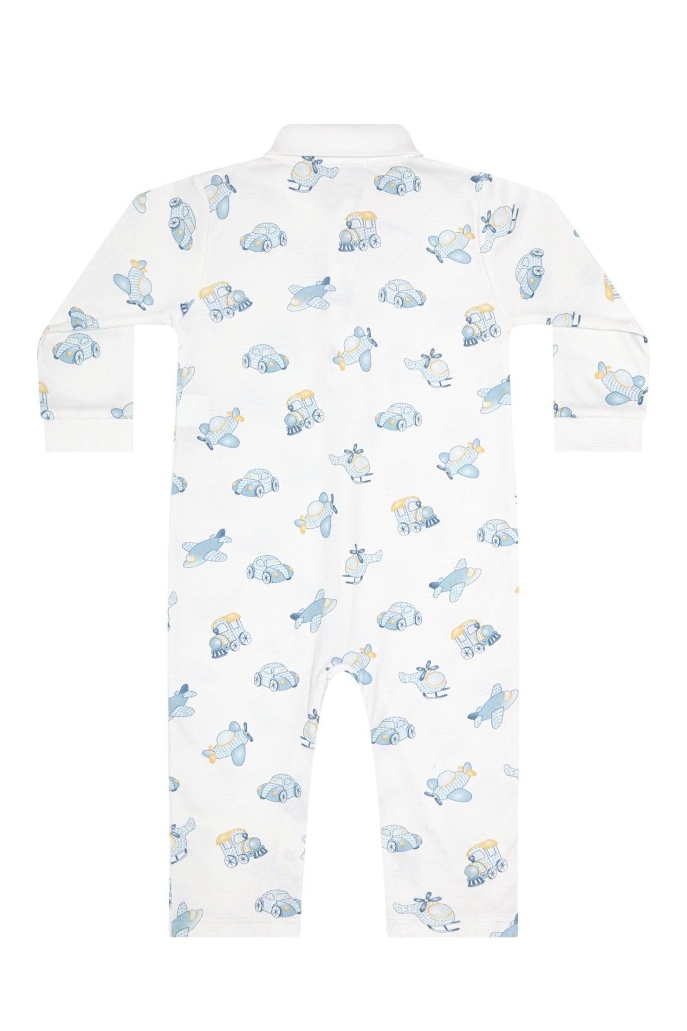 Mini Voyages Long Sleeve Pima Cotton Romper - Blissfully Lavender BoutiqueNella Pima