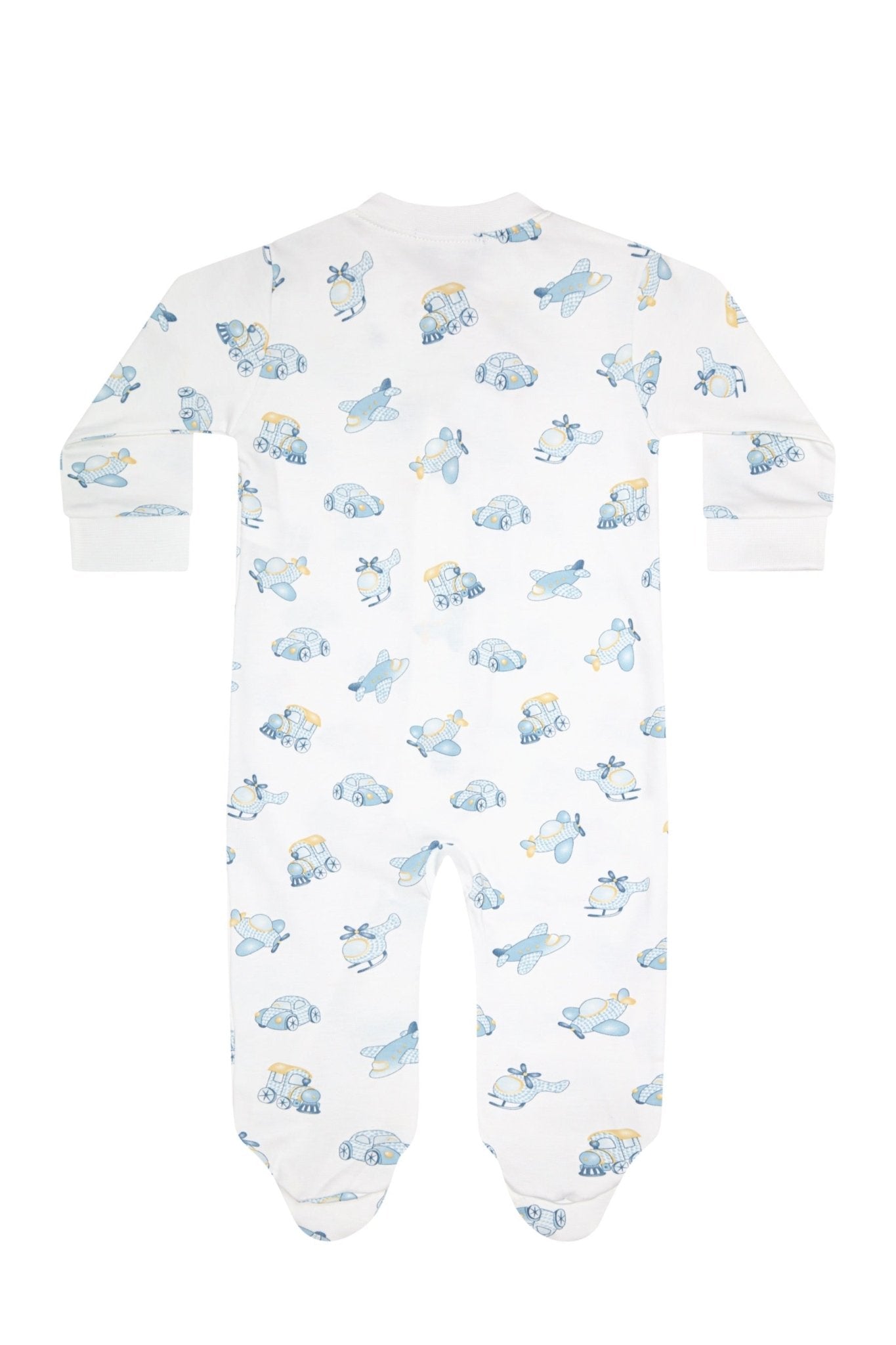 Mini Voyages Zipper Footie - Blissfully Lavender BoutiqueNella Pima