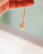 Miraculous Medal Necklace // Gold - Blissfully Lavender BoutiqueBlessed Is She