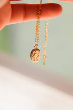 Miraculous Medal Necklace // Gold - Blissfully Lavender BoutiqueBlessed Is She