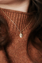 Miraculous Medal Necklace // Gold - Blissfully Lavender BoutiqueBlessed Is She