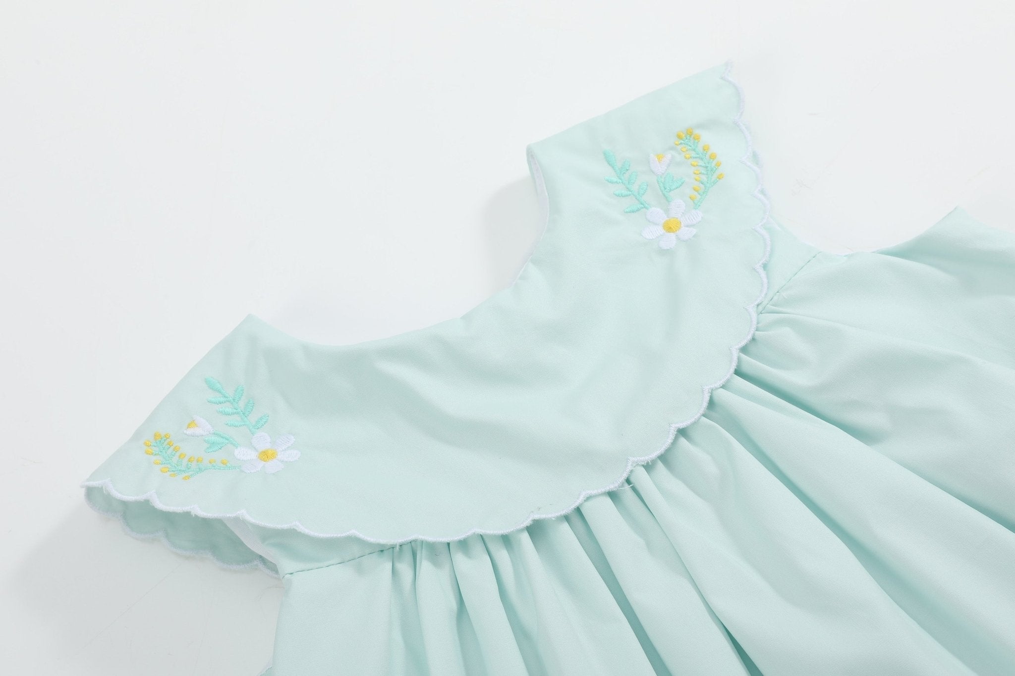 Misty Blue Fuzzy Chickies Dress