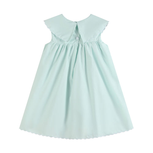 Misty Blue Fuzzy Chickies Dress