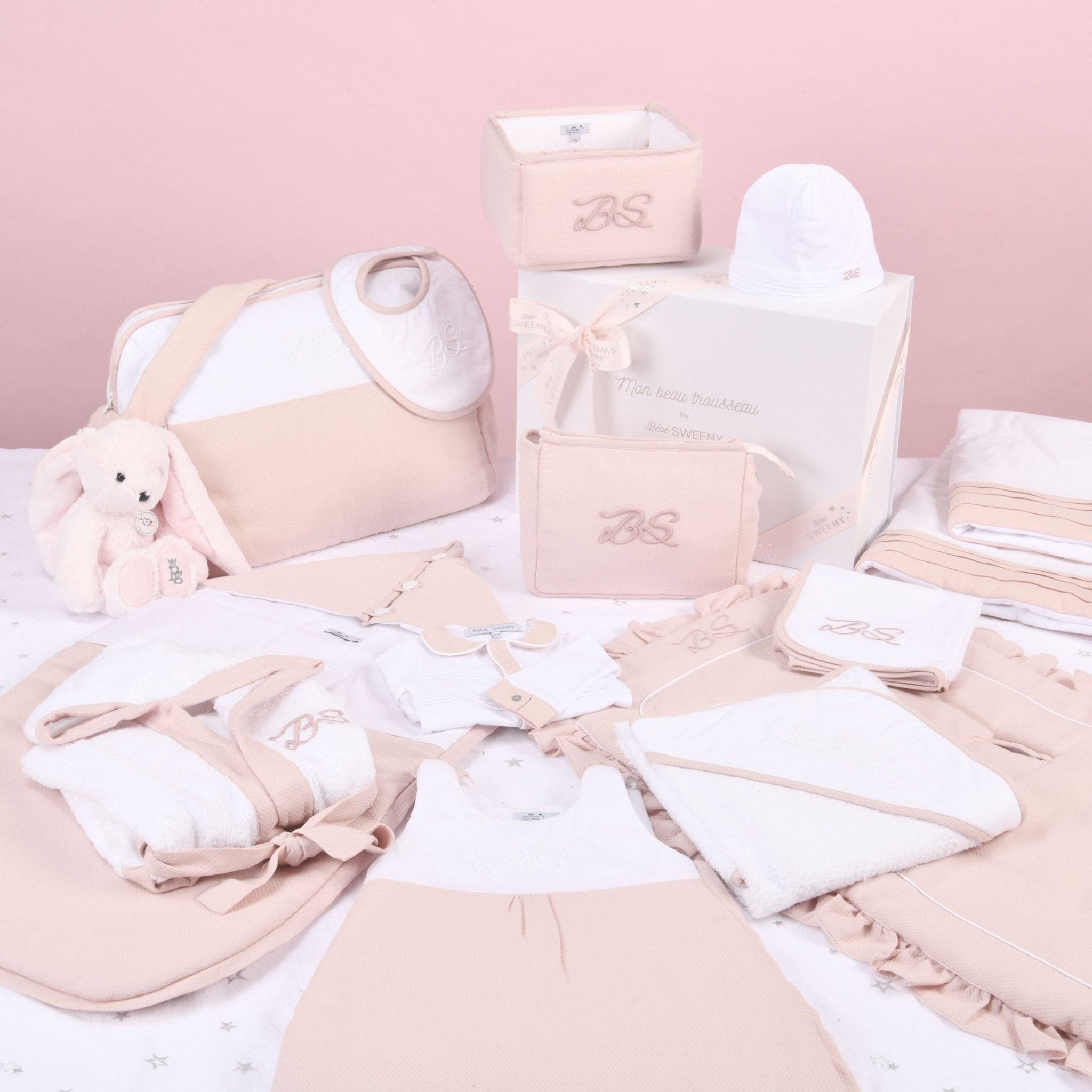 MON BEAU TROUSSEAU | Girls White Cotton Hat - Blissfully Lavender BoutiqueBebe Sweeny