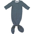 Navy Stripes Bamboo Knot Gown - Blissfully Lavender BoutiqueMebie Baby