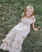 Nellie Ruffle Maxi Dress