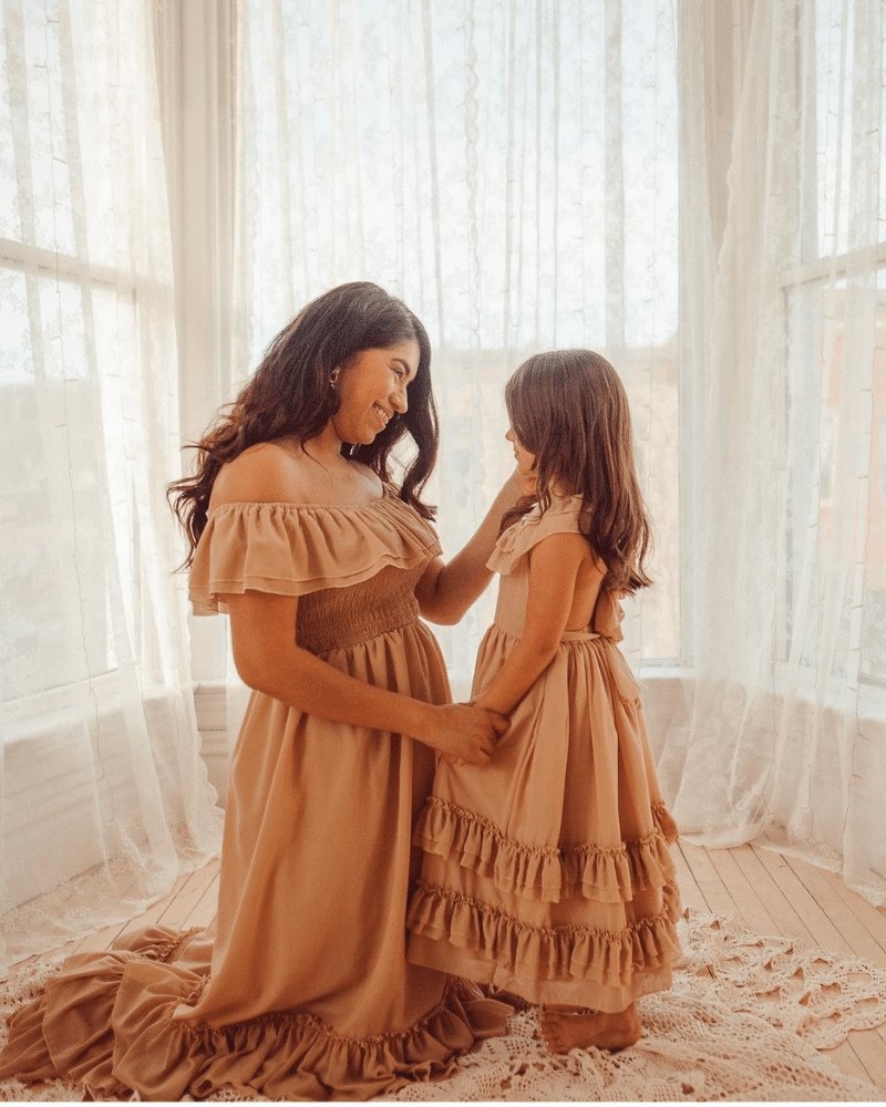 Nellie Ruffle Maxi Dress