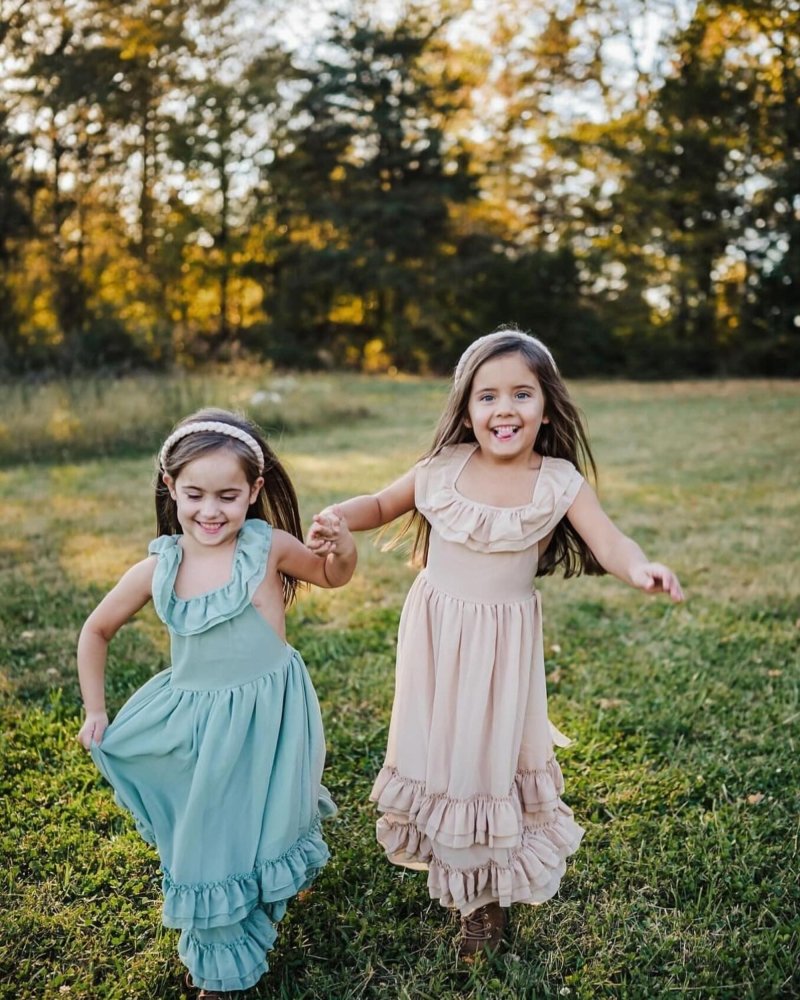 Nellie Ruffle Maxi Dress
