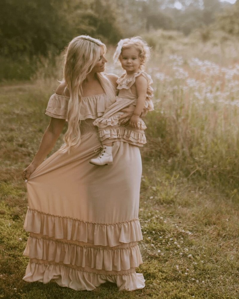 Nellie Ruffle Maxi Dress