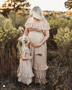 Nellie Ruffle Maxi Dress