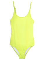 Neon Yellow One-Piece Swimsuit