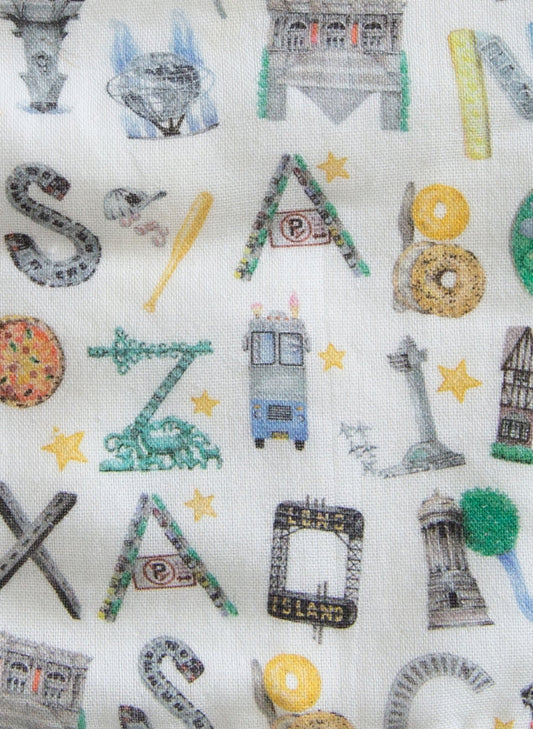 NYC Alphabet Soup Bib - Blissfully Lavender BoutiqueTimo & Violet
