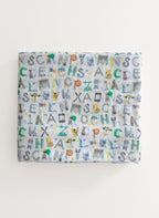 NYC Alphabet Soup Shawl Blanket - Blissfully Lavender BoutiqueTimo & Violet