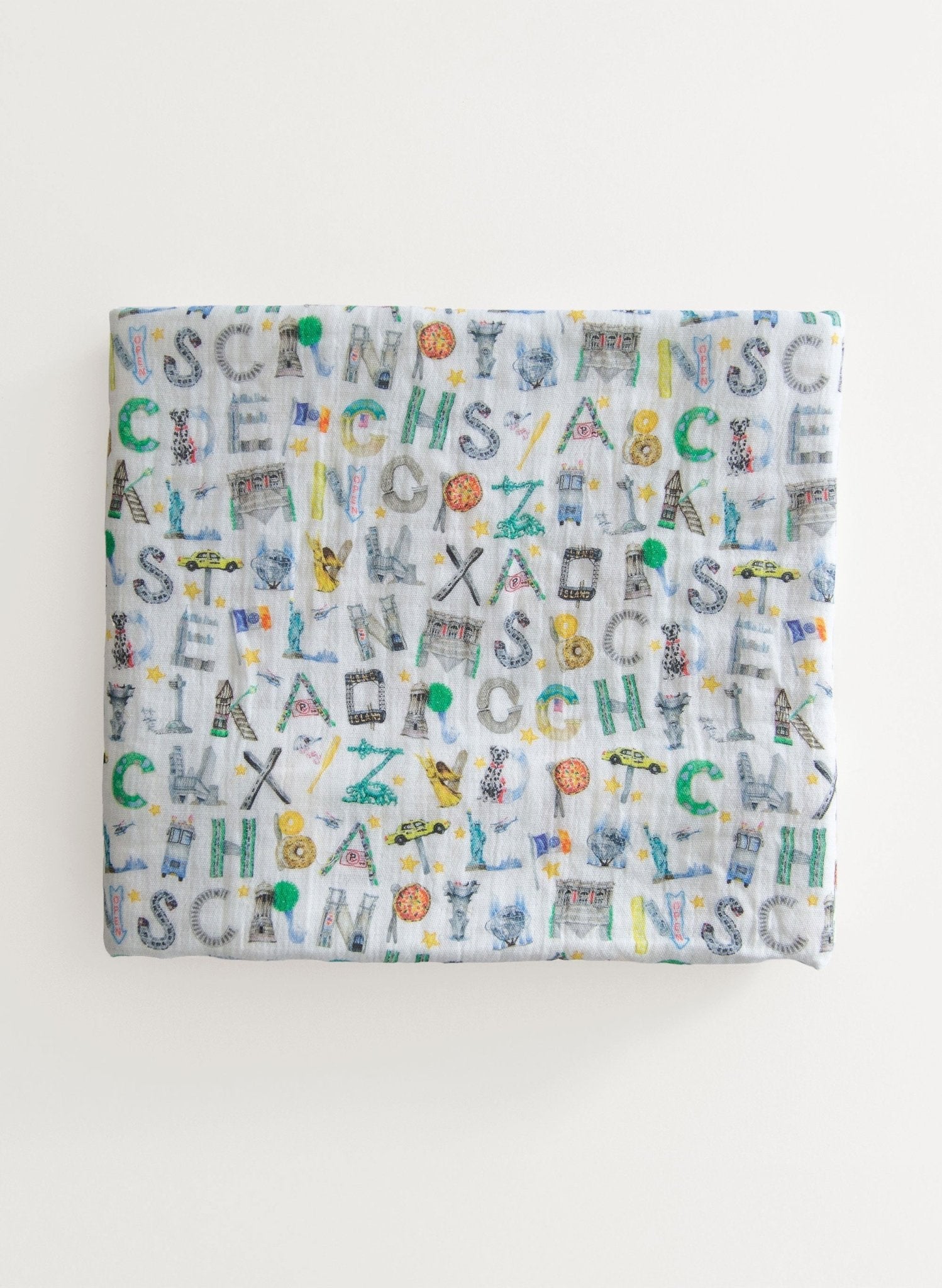 NYC Alphabet Soup Shawl Blanket - Blissfully Lavender BoutiqueTimo & Violet