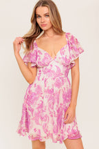 OCEAN WHISPER SKY BLUE WOVEN MINI DRESS - Blissfully Lavender BoutiqueFlying Tomato