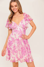 OCEAN WHISPER SKY BLUE WOVEN MINI DRESS - Blissfully Lavender BoutiqueFlying Tomato