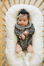 Olive Bloom Bubble Romper - Blissfully Lavender BoutiqueMebie Baby