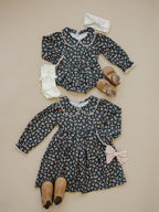 Olive Bloom Bubble Romper - Blissfully Lavender BoutiqueMebie Baby