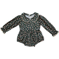 Olive Bloom Bubble Romper - Blissfully Lavender BoutiqueMebie Baby