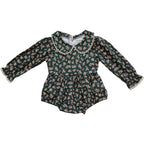 Olive Bloom Bubble Romper - Blissfully Lavender BoutiqueMebie Baby