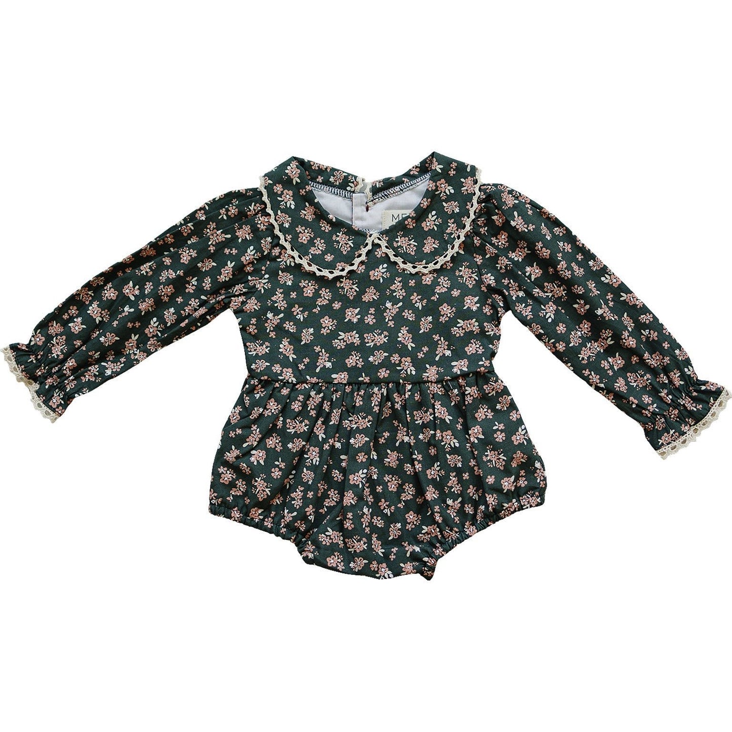 Olive Bloom Bubble Romper - Blissfully Lavender BoutiqueMebie Baby