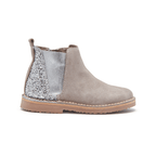Olivia Taupe Zip - Up Shoes - Blissfully Lavender Boutiquechildrenchic